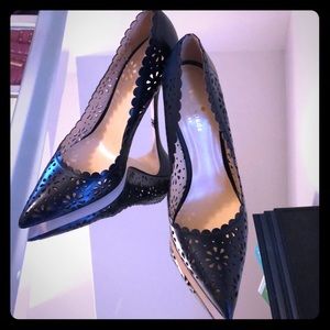 New Kate Spade Black Heels 8.5 Made in Italy